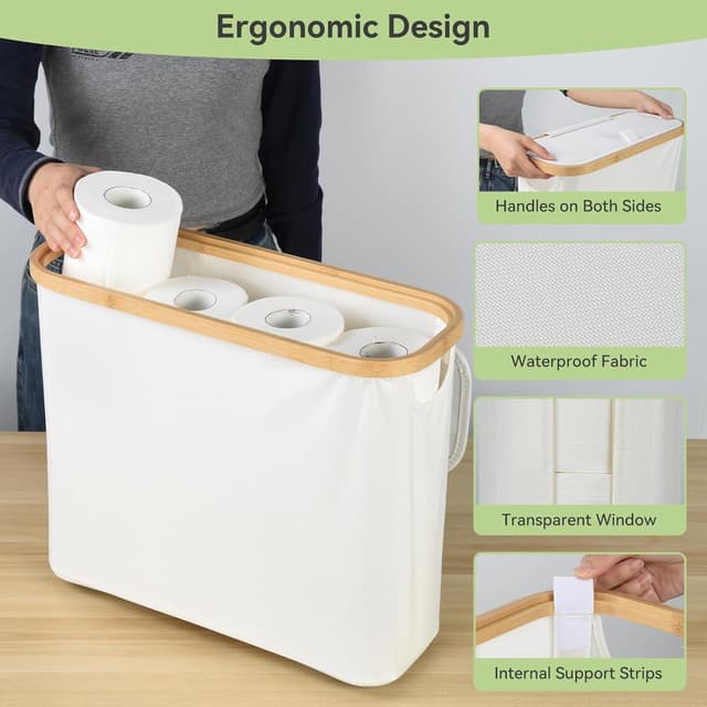 Thumbnail 3 de Cozary Cesta papel higiénico 25L