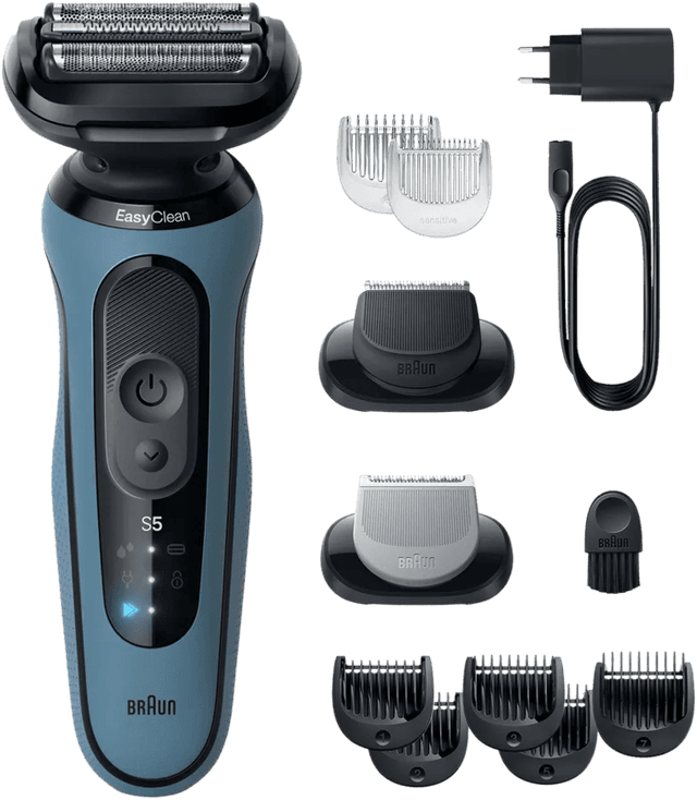 Detalle de Braun Series 5 52-A1650S Azure trimmer 🔪