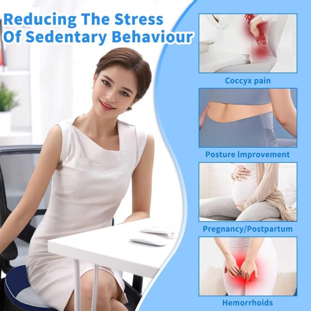 Thumbnail 1 de HJNFL cojín hemorroides memoria U ergonómico