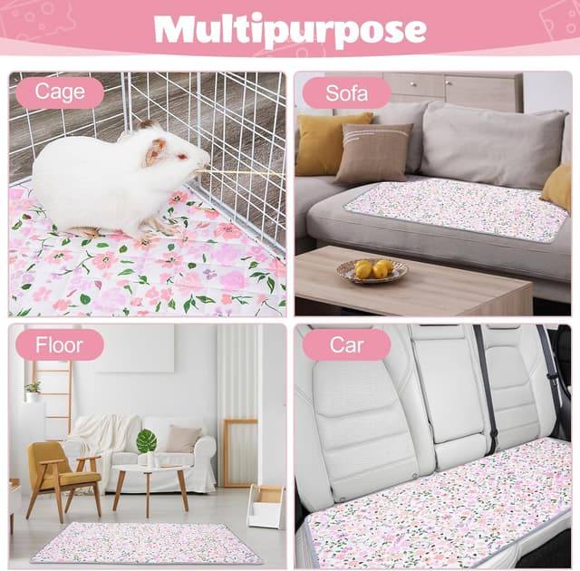 Thumbnail 5 de BeBeJoJo Guinea Pig Cage Liner 2 Pack