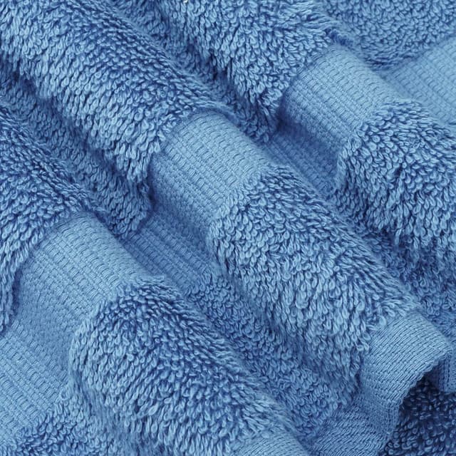 Detalle de Chakir Turkish Linens Hotel & Spa Turkish Towels (Set of 4) — 100% Cotton, Light Blue