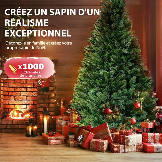 Thumbnail 1 de EXRACING Sapin de Noël Premium 195 cm