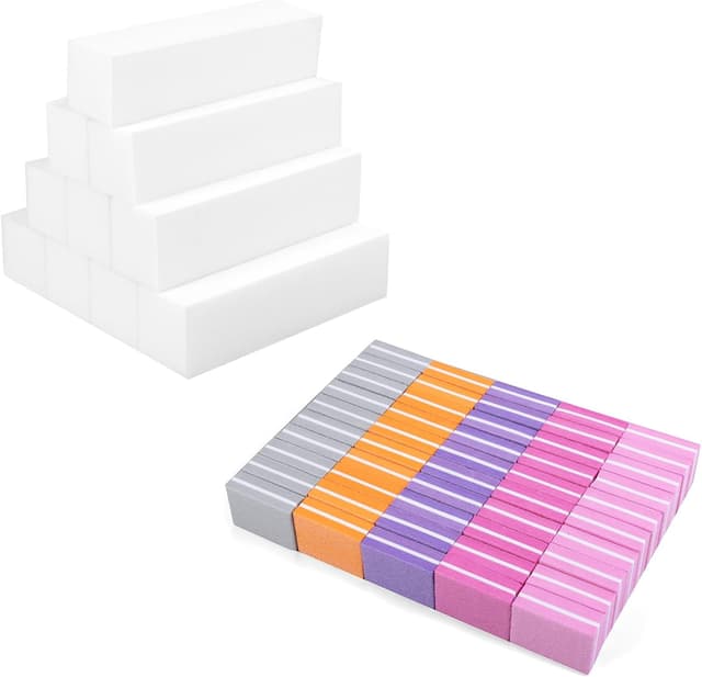 Detalle de Bloque Pulidor de uñas Esponja Cuadrado 60pc