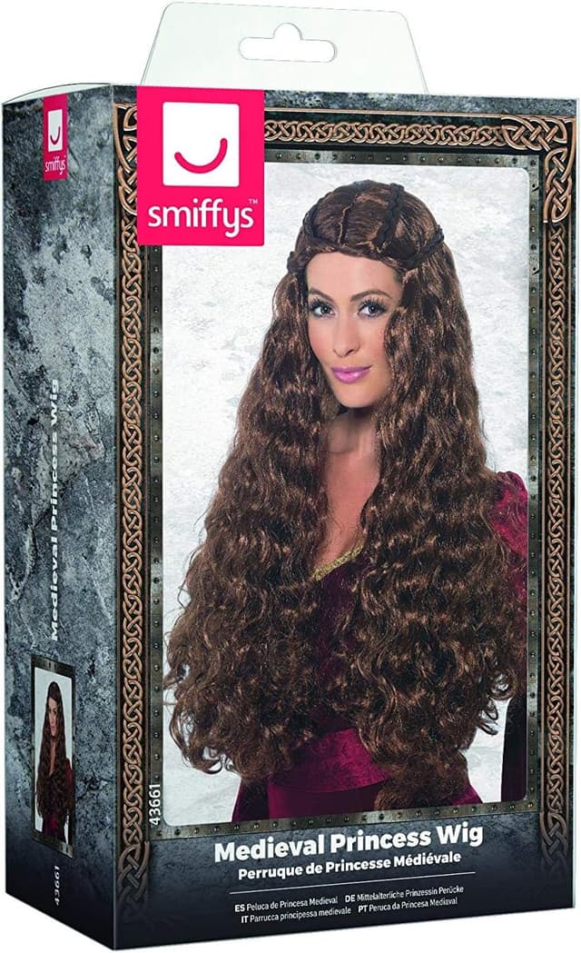 Thumbnail 3 de Smiffys Perruque de Princesse Médiévale Extra Longue 👑