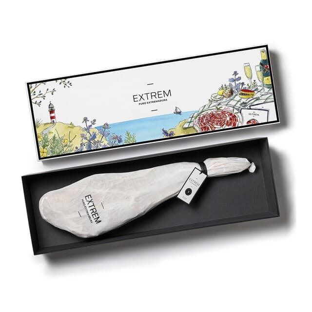 Detalle 2 de Extrem Puro Extremadura Maletín jamón 100% ibérico 7 kg 🍖