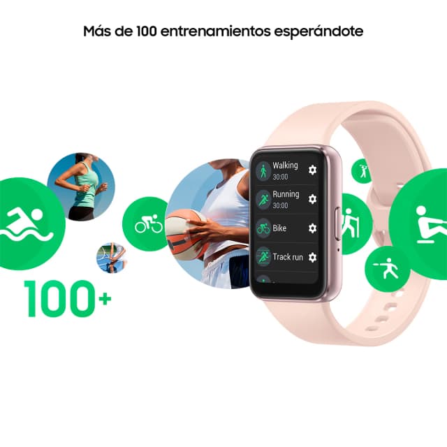 Thumbnail 3 de Samsung Galaxy Fit3 oro rosa Pulsera de actividad ⌚