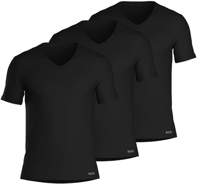 Detalle 2 de BOSS Herren T-Shirt aus 100 Prozent Baumwolle