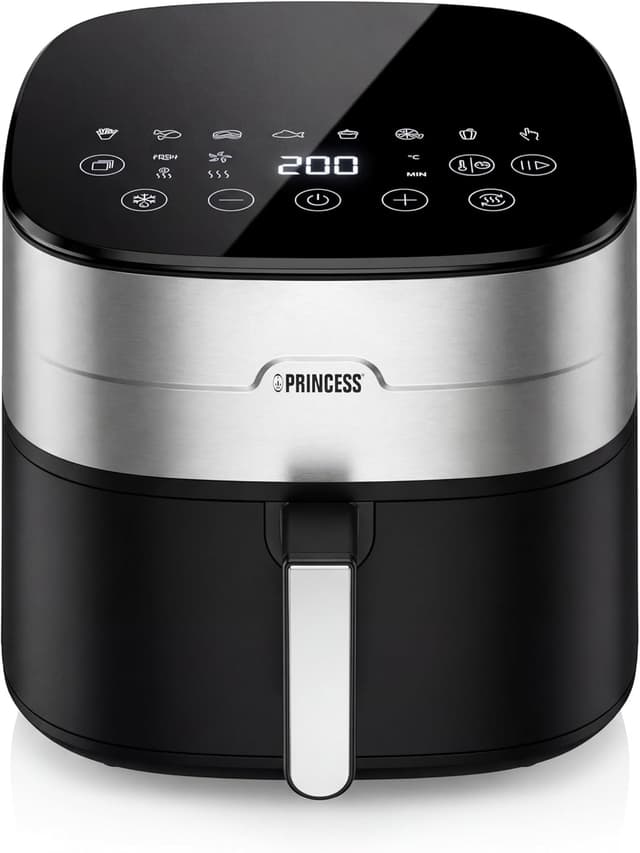 Detalle de Princess Dual Heat Airfryer 8L XXL (182280) – friteuse à air chaud double chauffe