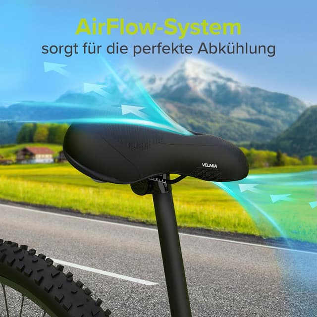 Thumbnail 3 de VELMIA Fahrradsattel 22,8 cm Memory Foam