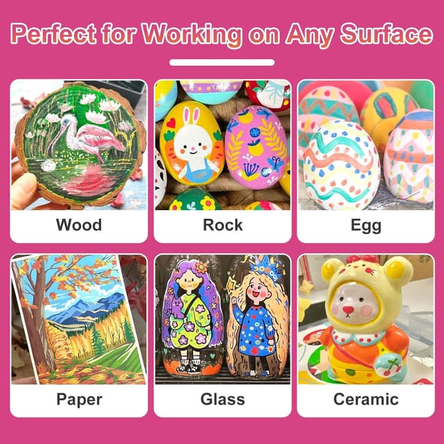 Thumbnail 3 de Gunsamg 60 Couleurs Feutre Acrylique