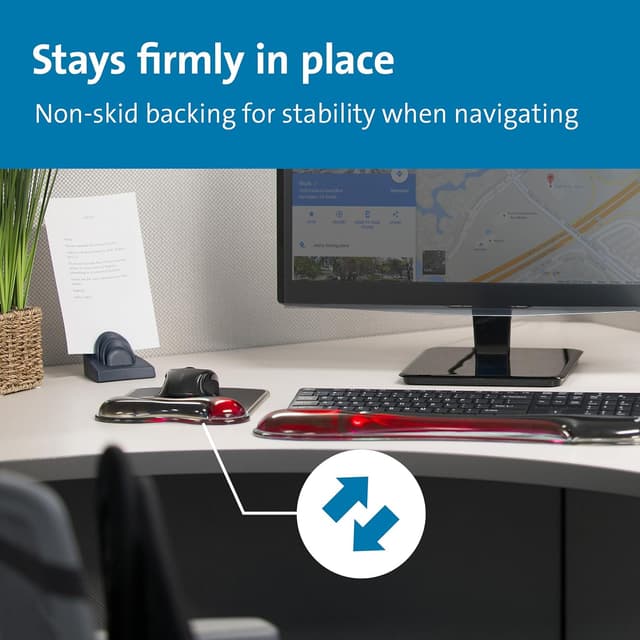 Thumbnail 5 de Kensington Duo Gel Mouse Mat 62402