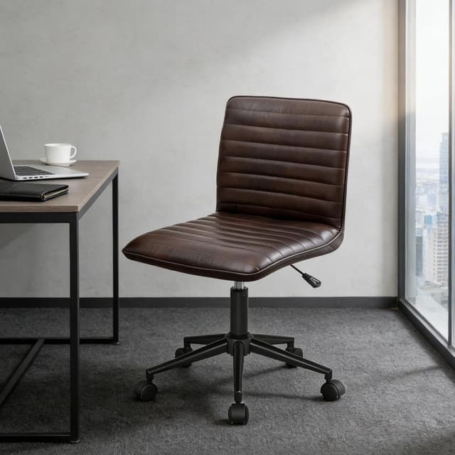 Thumbnail 4 de Hellove Chaise de Bureau sans Accoudoirs Moderne