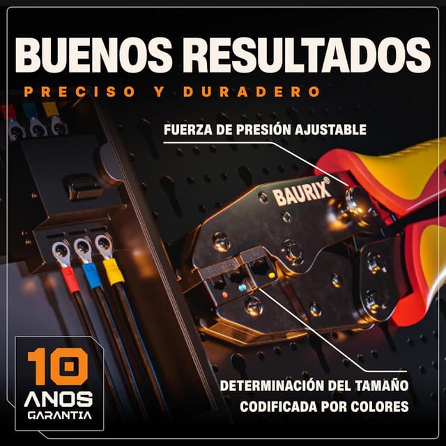 Thumbnail 1 de BAURIX Juego alicates crimpado 700 terminales