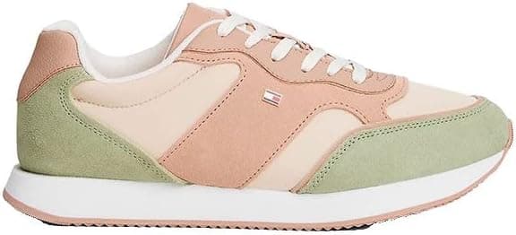 Detalle de Tommy Hilfiger Women’s Easy Suede Runner Trainers