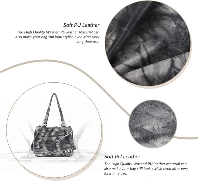 Thumbnail 5 de Angel Kiss Ledertasche Damenhandtasche 33cm