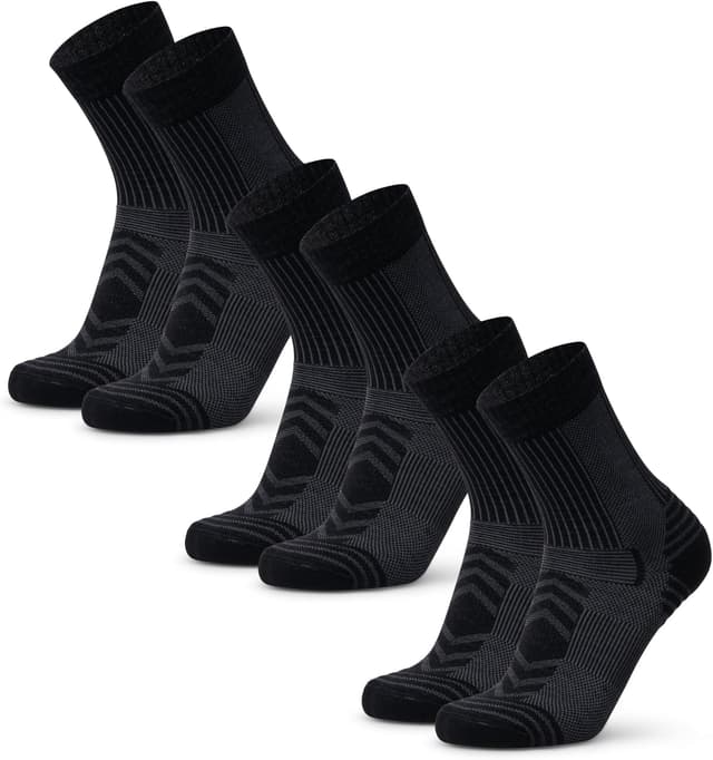 Detalle de DANISH ENDURANCE Merino Wandersocken 3 Paar