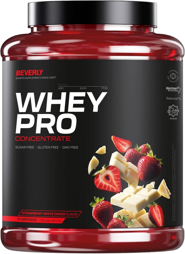Detalle de Beverly Whey Pro 2 Kg proteína 28 g por ración