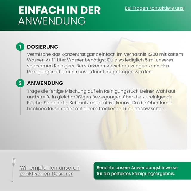 Detalle de BiOHY Sanitärreiniger Plus – Kalkentferner Konzentrat für Fliesen, Dusche & WC (1 l) mit EU Ecolabel