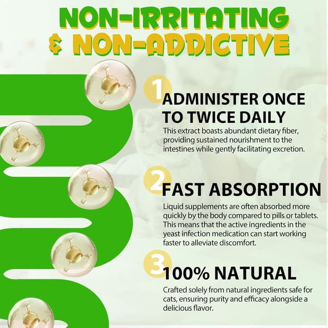 Detalle de Onznoz Verstopfung Relief für Katzen mit Probiotika (60 ml) – sanfte Hilfe bei Verstopfung