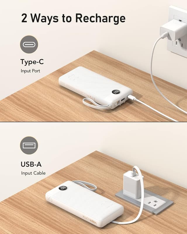 Thumbnail 2 de VEEKTOMX Power Bank 20000 mAh