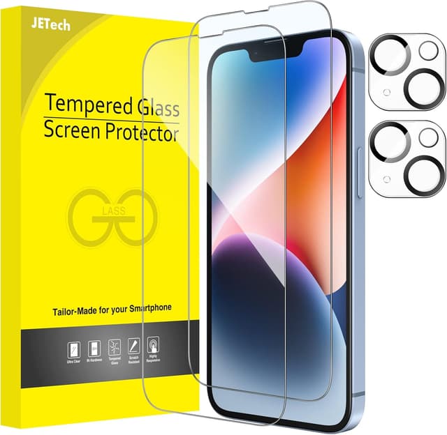 Thumbnail 6 de JETech iPhone 16 6.1 tempered glass 2-pack