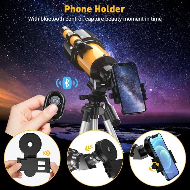 Thumbnail 6 de Télescope 400 mm réfracteur pour débutants 🔭