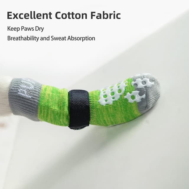 Thumbnail 4 de PUPTECK Chaussettes antidĂ©rapantes taille M pour chien đŸ