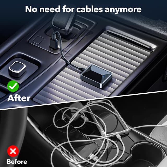 Thumbnail 5 de LAMTTO Adaptador Carplay Inalámbrico 2 en 1 5,8GHz