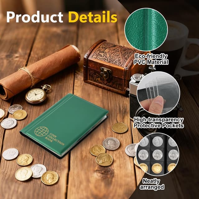 Thumbnail 2 de Album monete Vicloon 60 tasche 45x45 mm