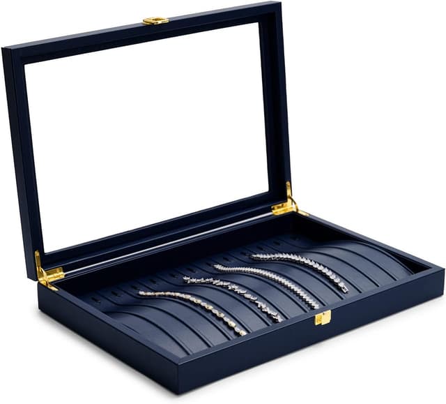 Thumbnail 4 de Papten Bandeja Apilable para Joyas con Tapa de Piel 💍