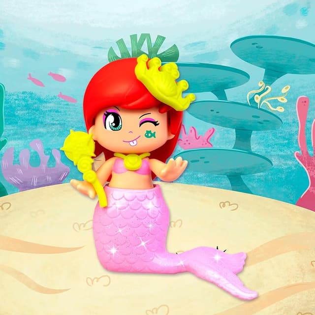 Detalle 2 de Famosa Pinypon Casa del Mar Sirenita, 1 figura