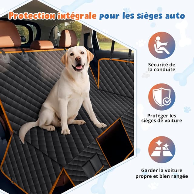 Thumbnail 1 de Heatail Protection Voiture Siege Arriere 133x138 cm