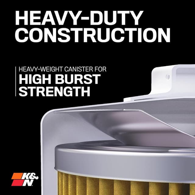 Detalle de K&N HP-2009 spin-on oil filter (76 x 129mm) for Mazda, Ford, Chrysler, Jaguar, Lincoln, Dodge & more