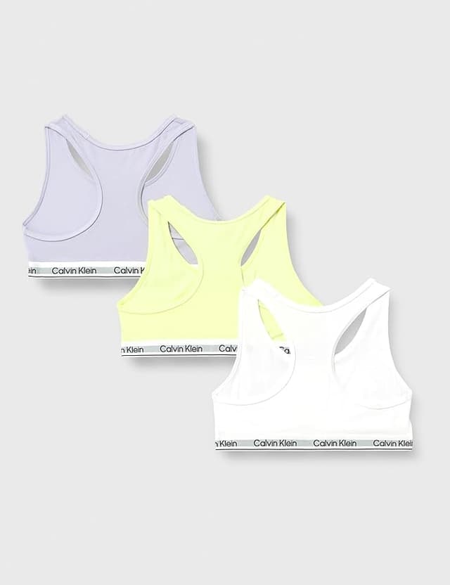 Detalle 1 de Calvin Klein Sujetador Bralette pack 3, talla 8-10