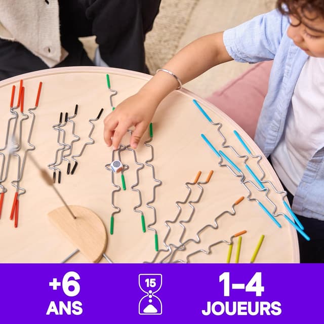 Detalle de Melissa & Doug Suspend – jeu d’équilibre et d’adresse (24 pièces) pour enfants