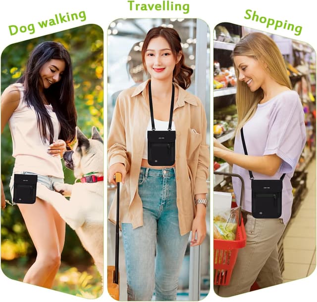 Thumbnail 1 de UBAYEE Brustbeutel mit RFID Schutz Reisegeldbeutel