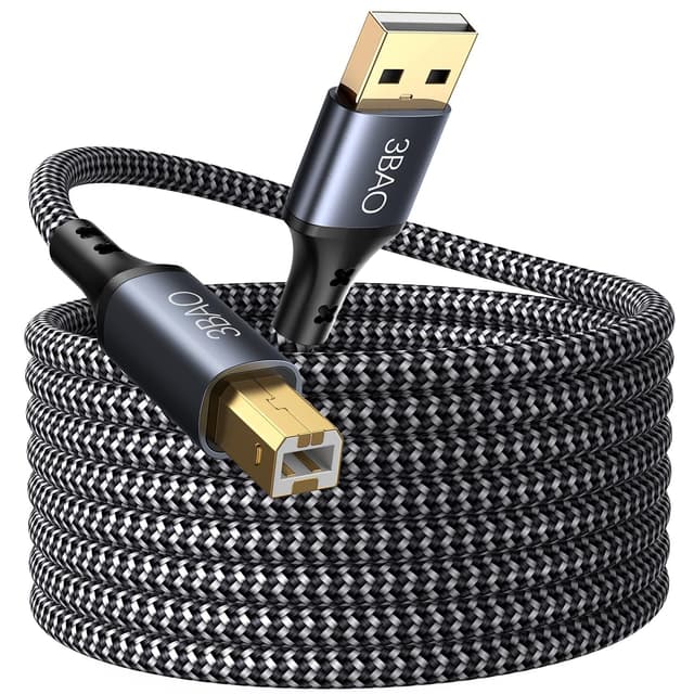Detalle de 3BAO USB 2.0 Printer Cable 5m
