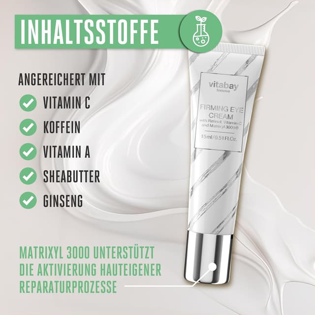 Thumbnail 3 de Vitabay Firming Eye Cream 15 ml Augencreme gegen Falten