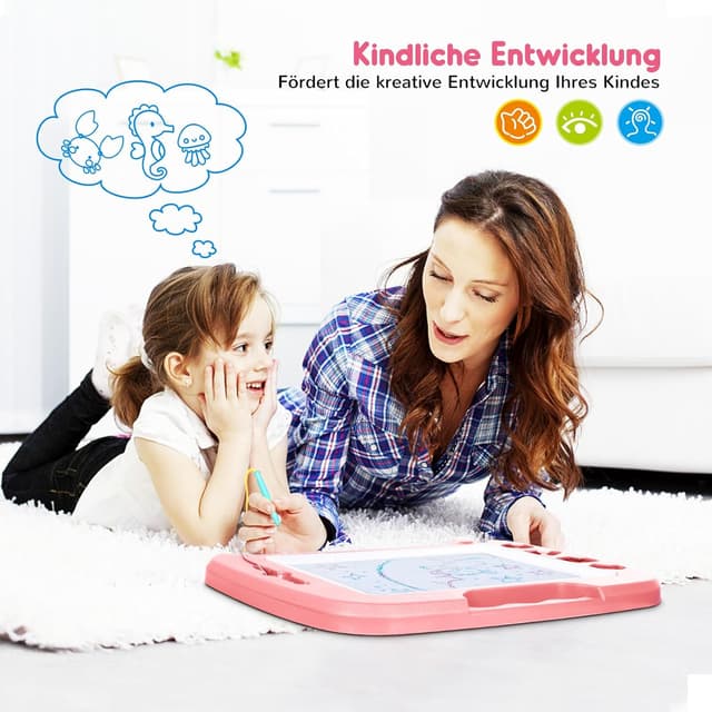 Detalle 2 de SGILE Magnet Maltafel Zaubertafel 42 x 32 cm