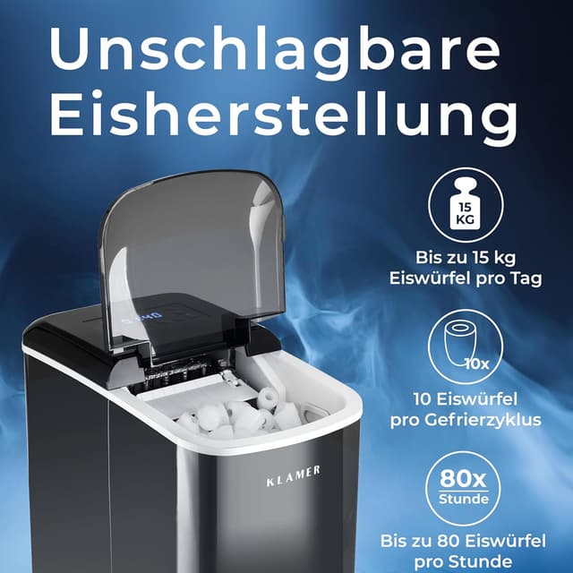 Thumbnail 4 de KLAMER Eiswürfelmaschine klein
