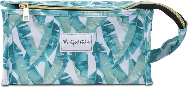 Detalle 2 de The Spirit Store Kosmetiktasche „Kulturtasche“ (Schwarz, transparent) – große XXL Beauty-Organizer für Reisen