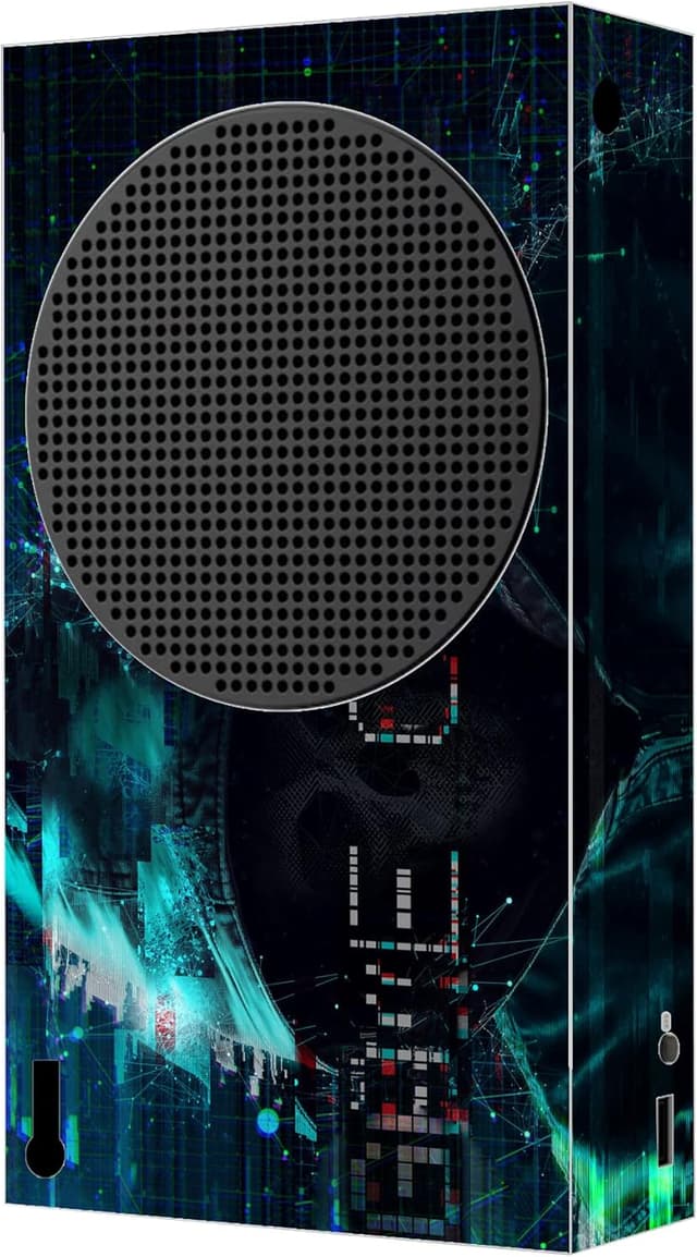 Detalle de Xbox Series S vinyl skins Game Over Hacker