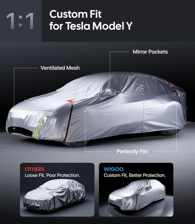 Thumbnail 4 de Wigoo Tesla Model Y Car Cover 2020-2026