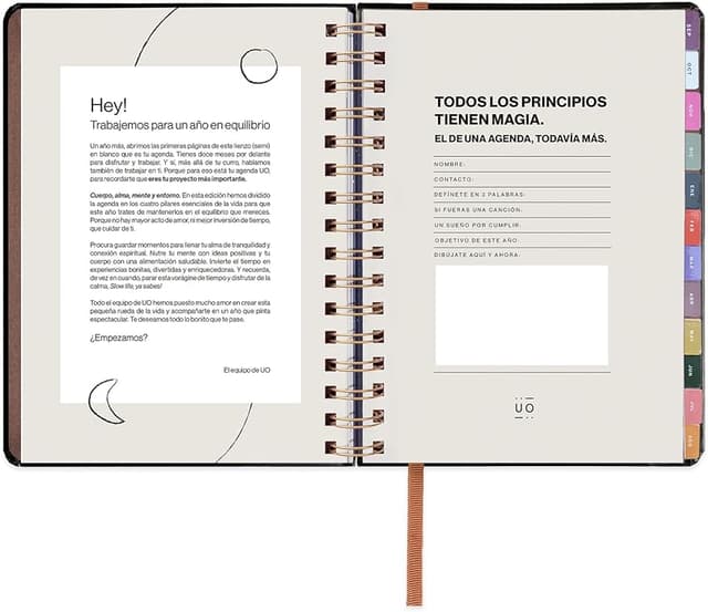 Thumbnail 2 de UO Agenda Escolar Equilibrio Semana Vista 127 stickers