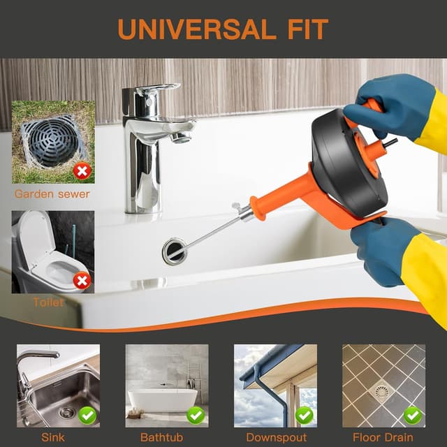 Thumbnail 3 de Drain Snake 10M with Drill Attachment