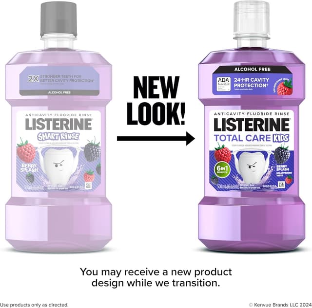 Thumbnail 1 de Listerine Total Care Kids 500 mL Mouthwash 📘