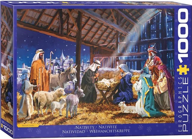 Detalle de Nativity Bastelset aus Qualitäts-Blaukarton mit 500 Designs – für die ganze Familie