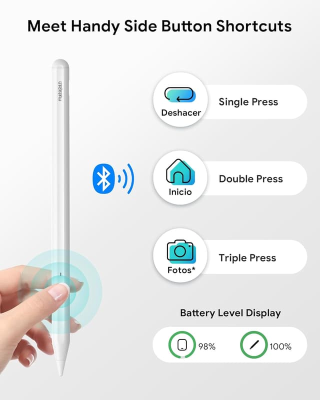 Detalle de metapen A11 Stylus for iPad 10h Battery