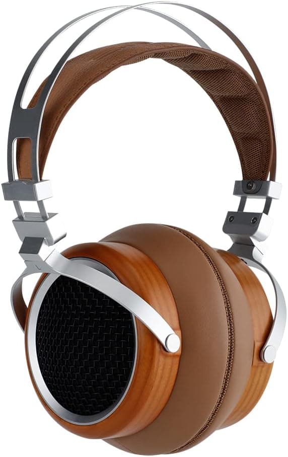 Detalle de SIVGA Luan Hi‑Fi Dynamic Driver open-back wood headphones (Brown)