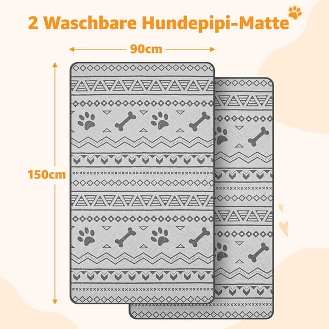 Thumbnail 6 de Super saugfähige Welpenunterlagen, 2 waschbare
